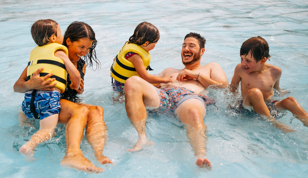 WnWT-Family-Fun-Weekend-Thumbnail Dive in movie at dusk at the wave pool